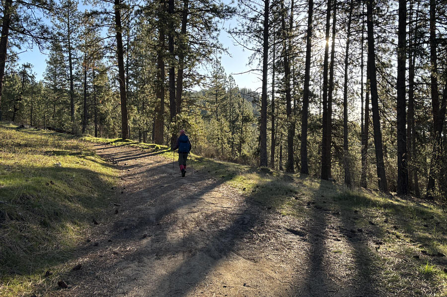 An e-bike would be ideal for this ascent!