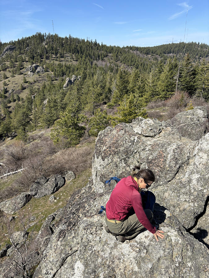 Trickier to down-climb than to ascend!