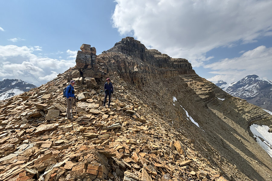 Nothing tricky here--just a straightforward ridge walk!