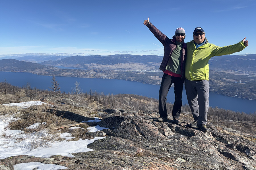 We picked a great day to be up here!