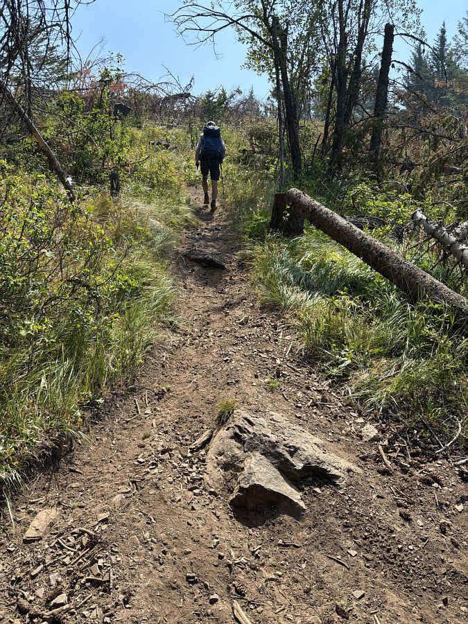 It's best to save the higher Blacktail Mountain for last.