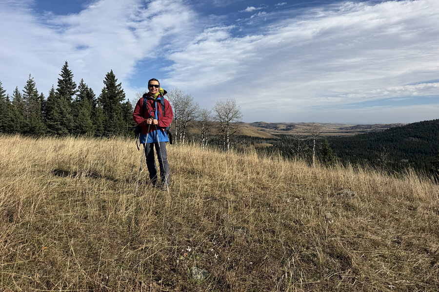 No logging here and no cairns--first ascent?