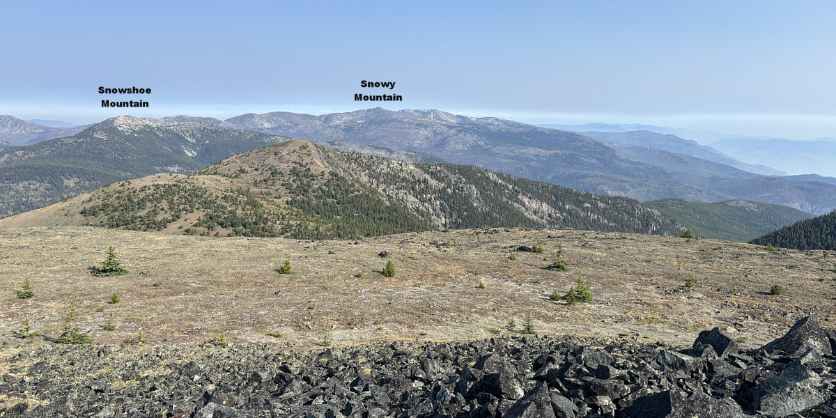 Snowy Mountain is a difficult one to access.