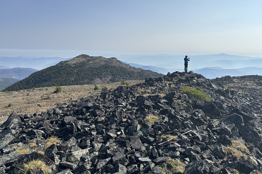 Hurley Peak looks higher from here...but it's not!