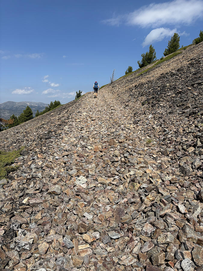 But it doesn't go all the way up to the summit.