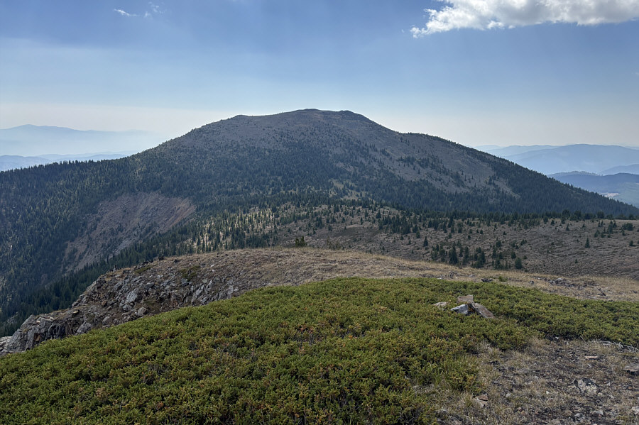 We were on that summit only 50 minutes earlier.