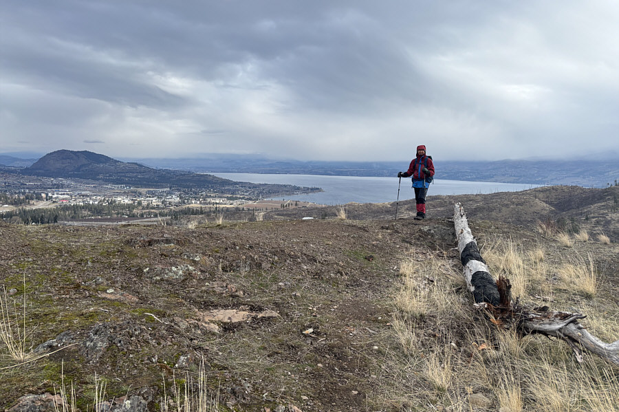 We will climb Mount Boucherie the next day...