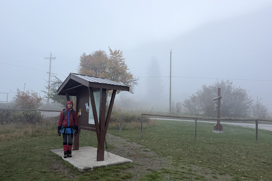 At least we can see where the trail starts!