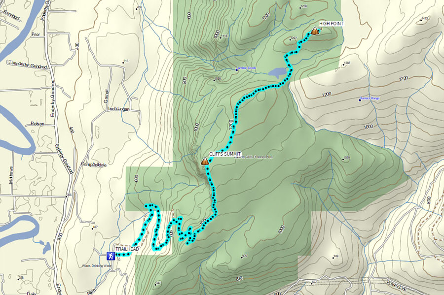 A worthwhile hike at least as far as the "Summit". Not sure about the extension, though...