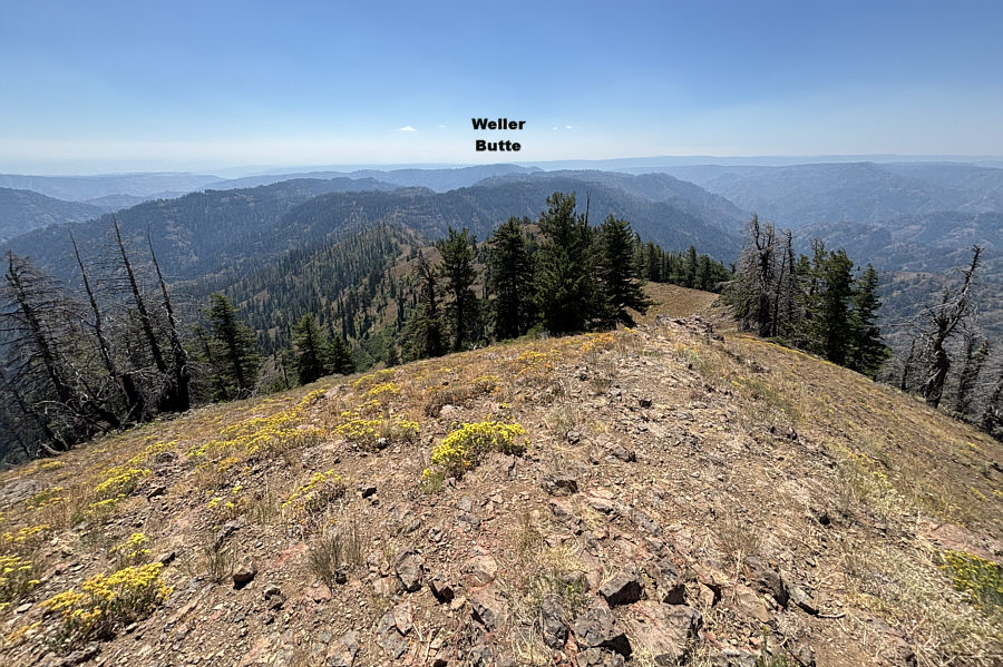Ironically, Oregon Butte is located in Washington!