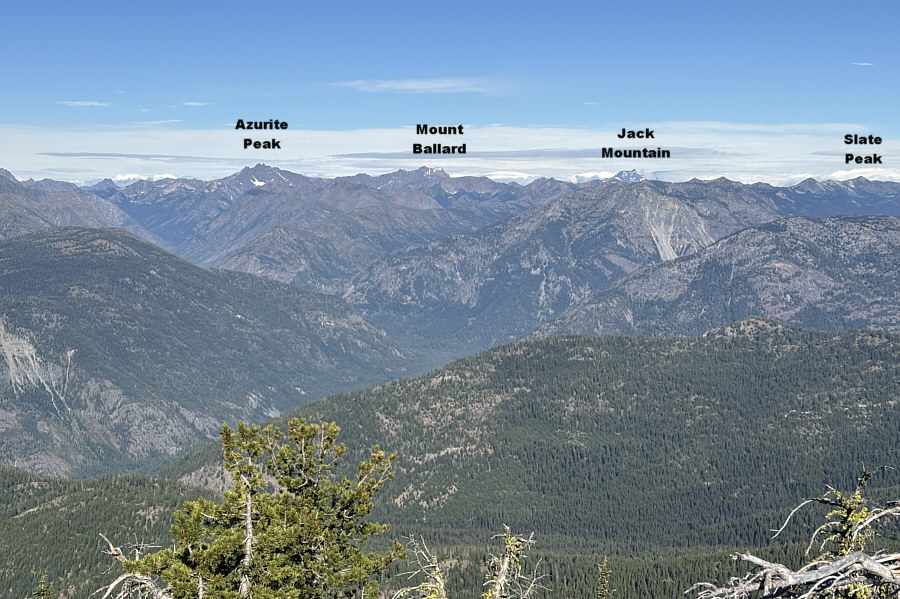 We were hoping to get to Slate Peak the next day, but...