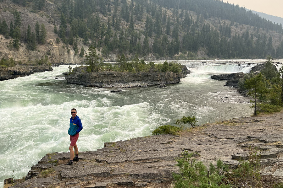 Fording the Kootenay River would be very tricky here!