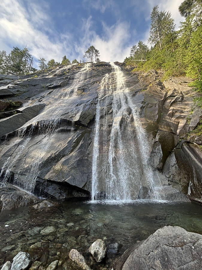 We were lucky to have the falls all to ourselves for a few minutes!