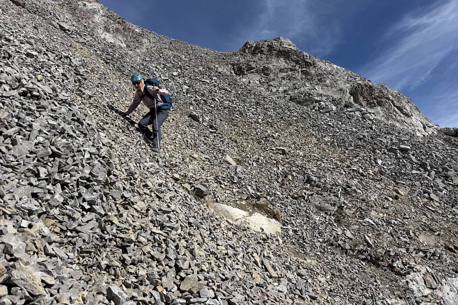 Very unpleasant terrain here!