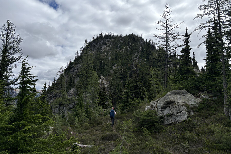 The initial ascent looks a bit daunting here...