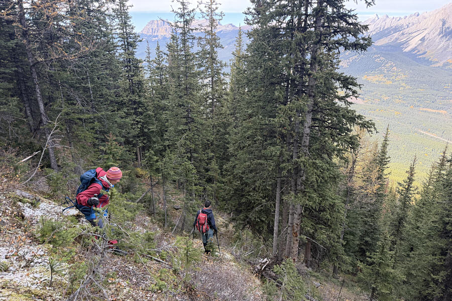 It's CRAZY steep here!