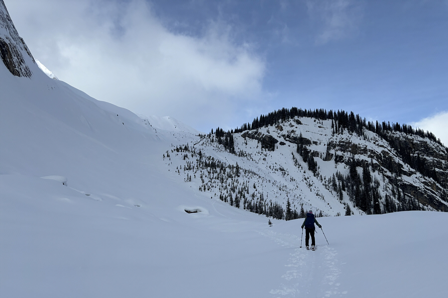 Entering serious avi terrain here!