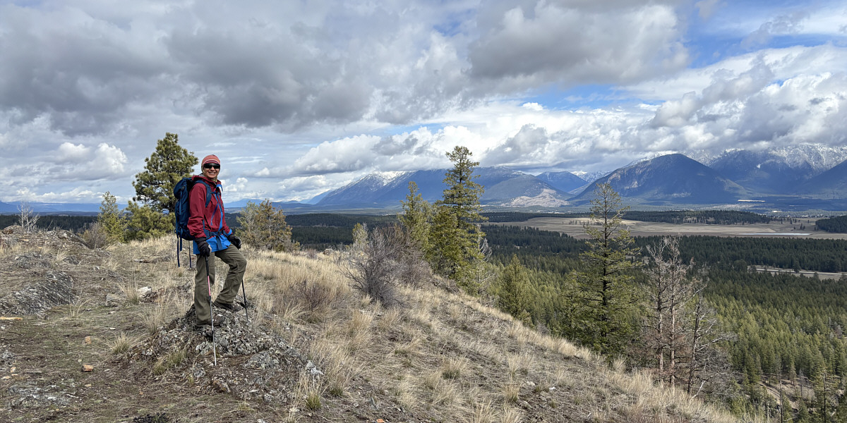 On a clear day, the views of Mount Fisher and The Steeples would be stunning from here.