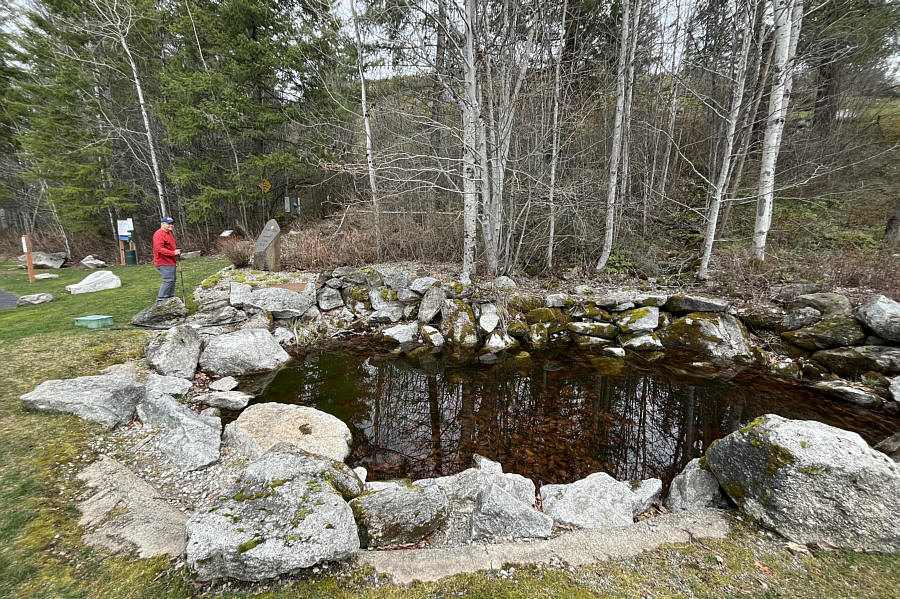 No toilet though...unless you count the pond!
