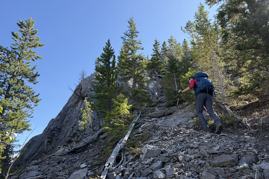 Surprisingly, no one was climbing here on this beautiful day.