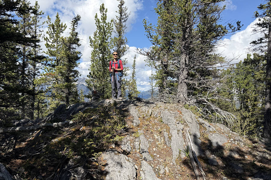 Not really a summit, but there was a cairn here.