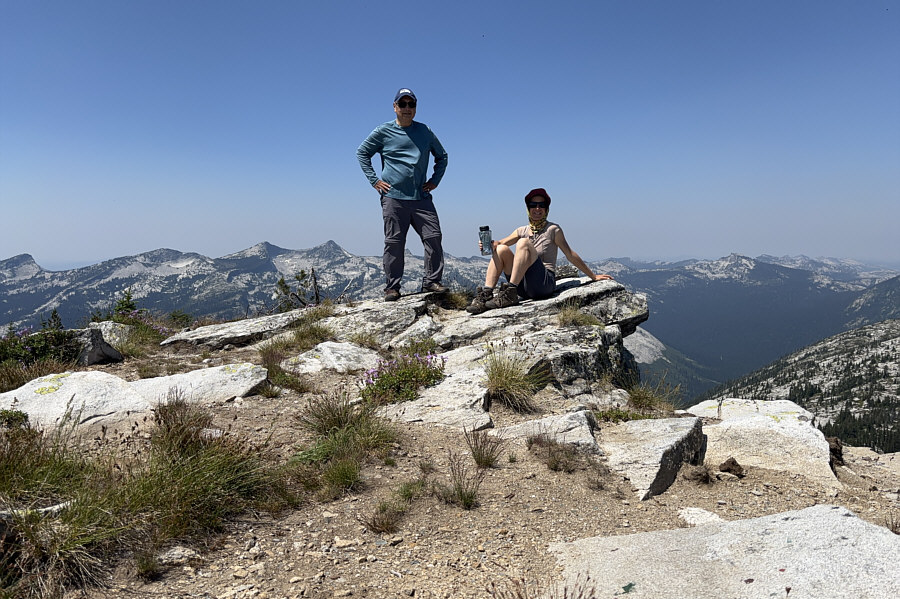 First summit of this road trip!