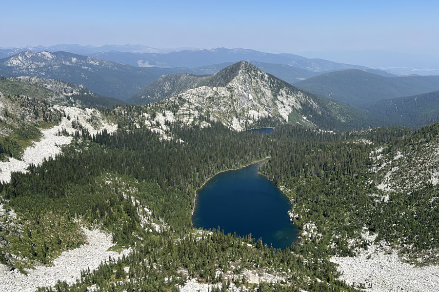 If it weren't for these lakes, I'm not sure if there would be a good access road to this area.