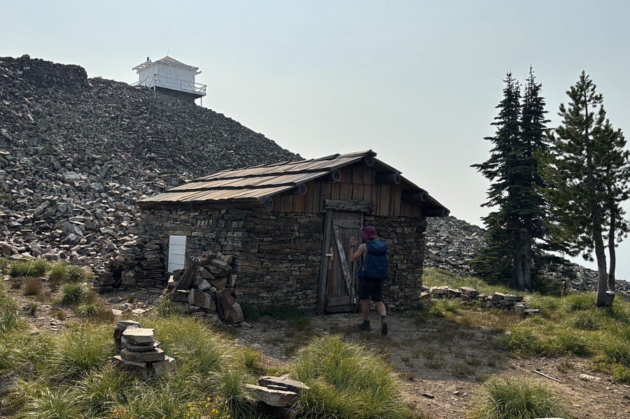 There's even an outhouse nearby!