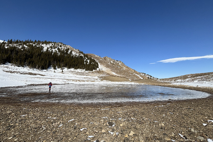 Pretty rough ice surface--don't bother bringing ice skates!