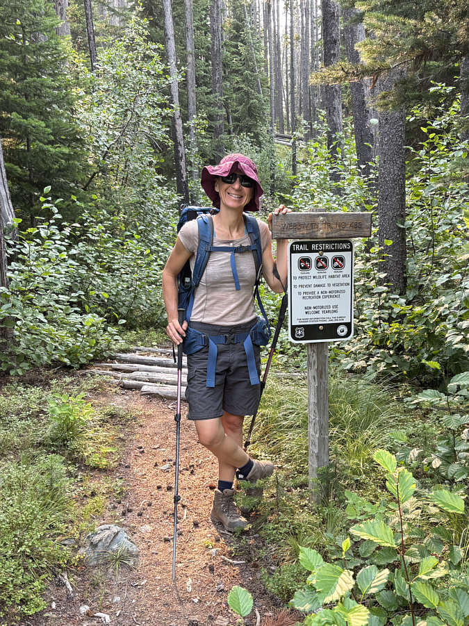 No more bushwhacking today...yay!