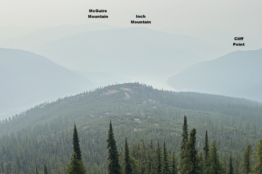 Shame about the smoky views!