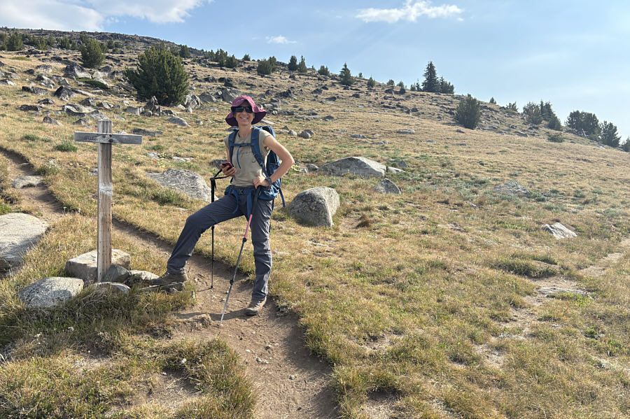 We could've approached from the campground, but it would've been a much longer hike.
