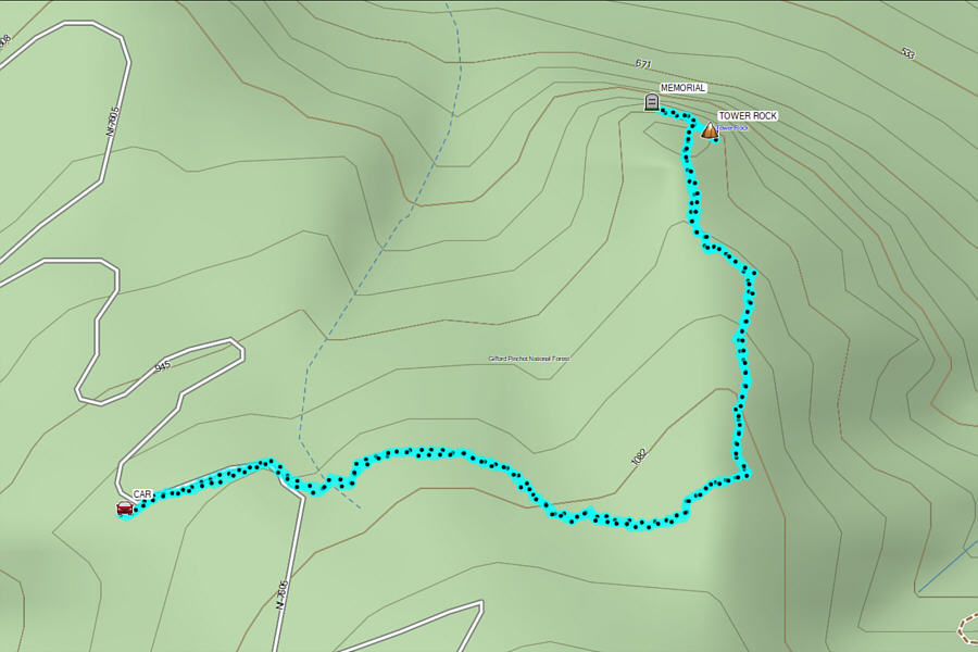 The exhilarating perch in the sky is well worth the annoying return climb.