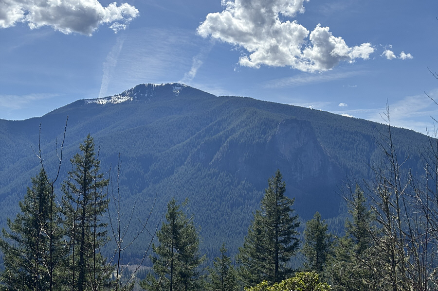 We'll have to come back for Burley Mountain some other time when there is less snow.