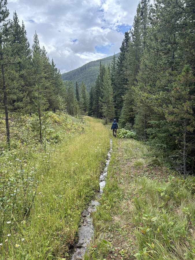 The hike back to our starting point worked out beautifully!