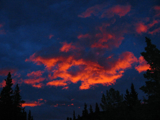 Red sky in the morning--a sailor's warning?