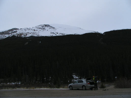 The upper slopes look deceivingly short from the trail head.