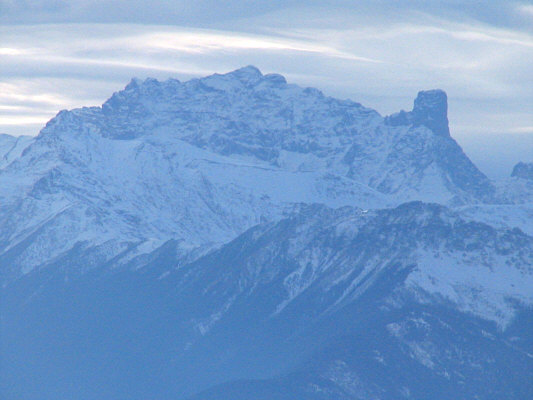 Mount Farnham is the highest peak in the Purcell Range.