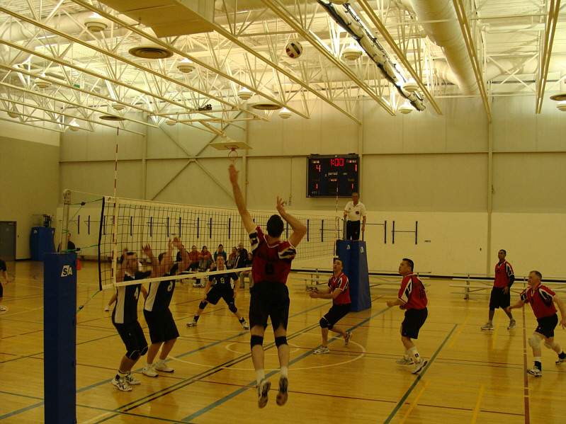 James also plays volleyball for the SAIT Trojans.