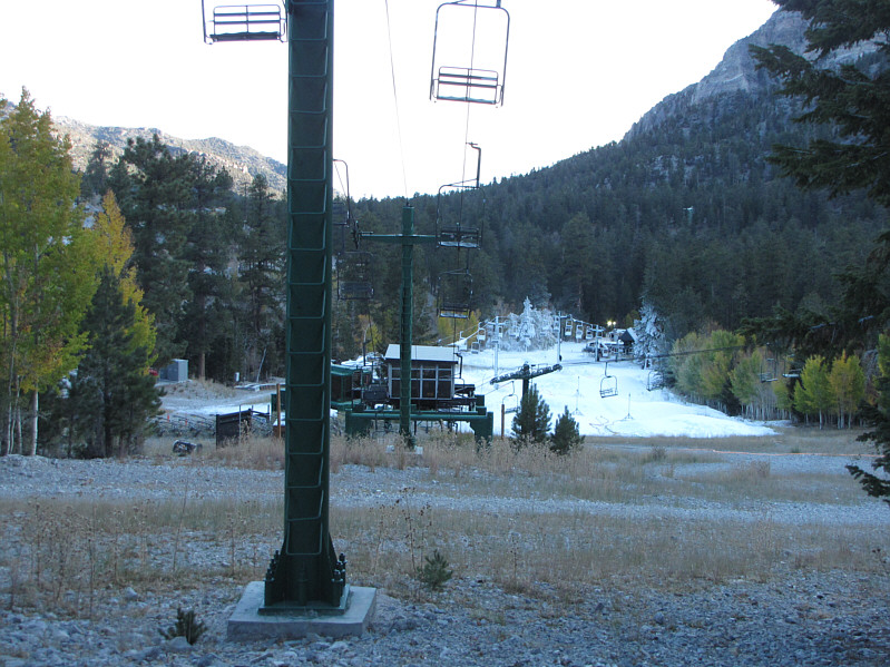 The ski resort actually opened the next day--their earliest opening ever.