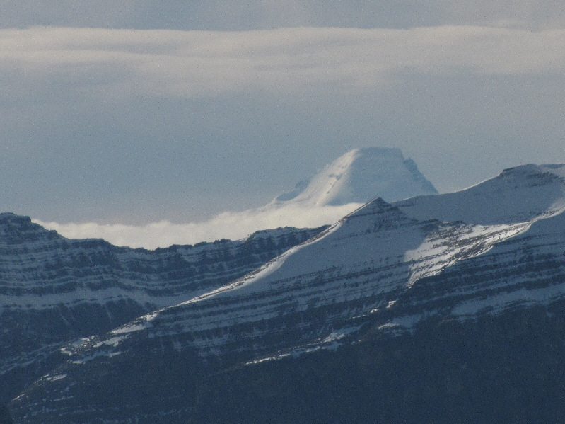 Mount Columbia is over 66 kilometres away.
