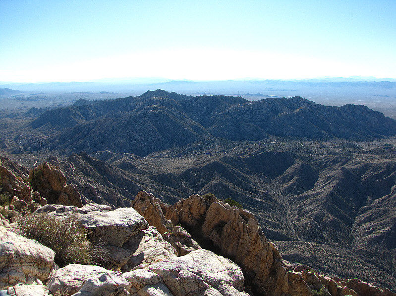 To the left of North Peak is Little Peak, according to Garmin's Topo USA 2008.