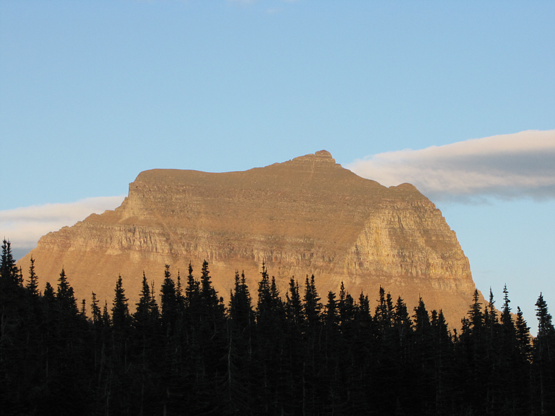 One of the more distinctive mountains in the park.