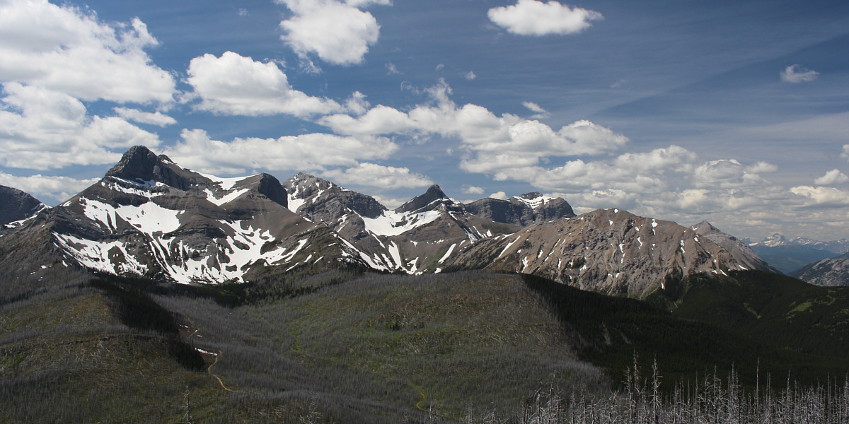 Oddly enough, you can't see Mount Ptolemy (the highest peak in the area) from here.