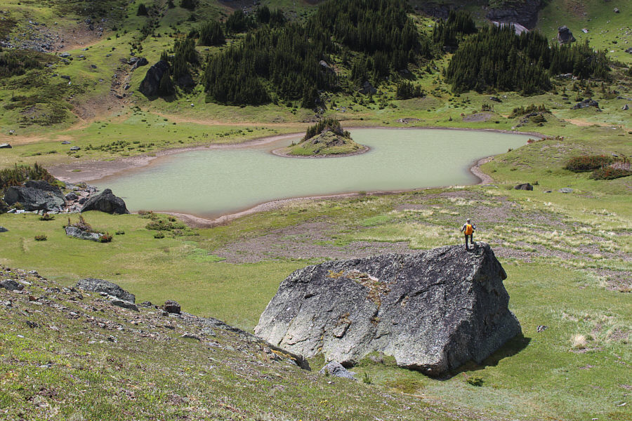 Can you imagine the splash that rock would have made in Queen's Tarn?