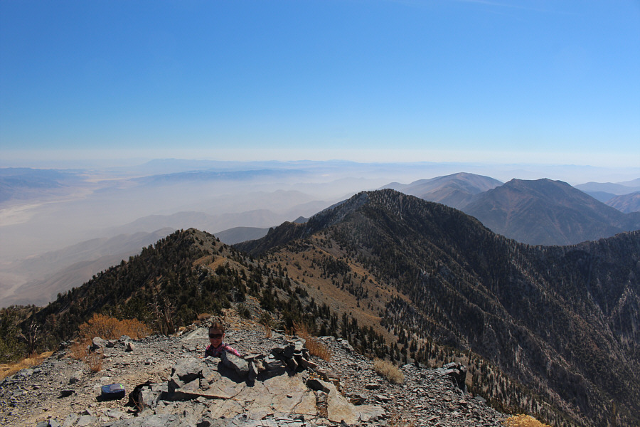 I wonder how many people bother to hike south beyond the summit of Telescope Peak...