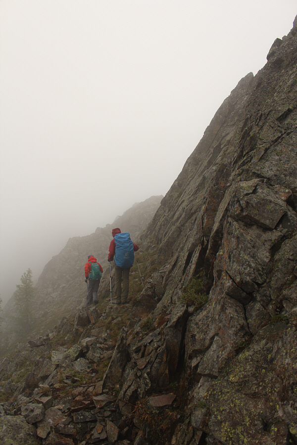Good route-finding is a must in the mist!