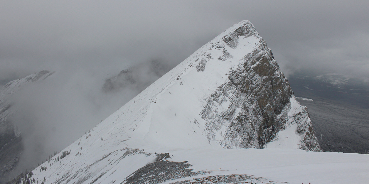 Can you spot the hikers going up the peak?