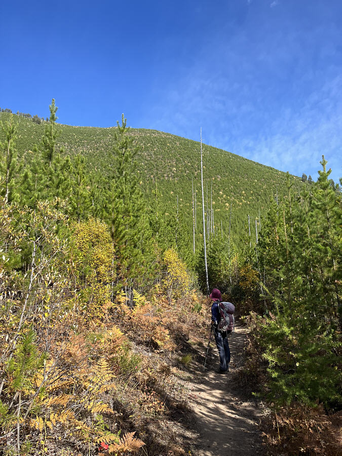 The trail is a bit long-winded, but it's easy enough to hike up.