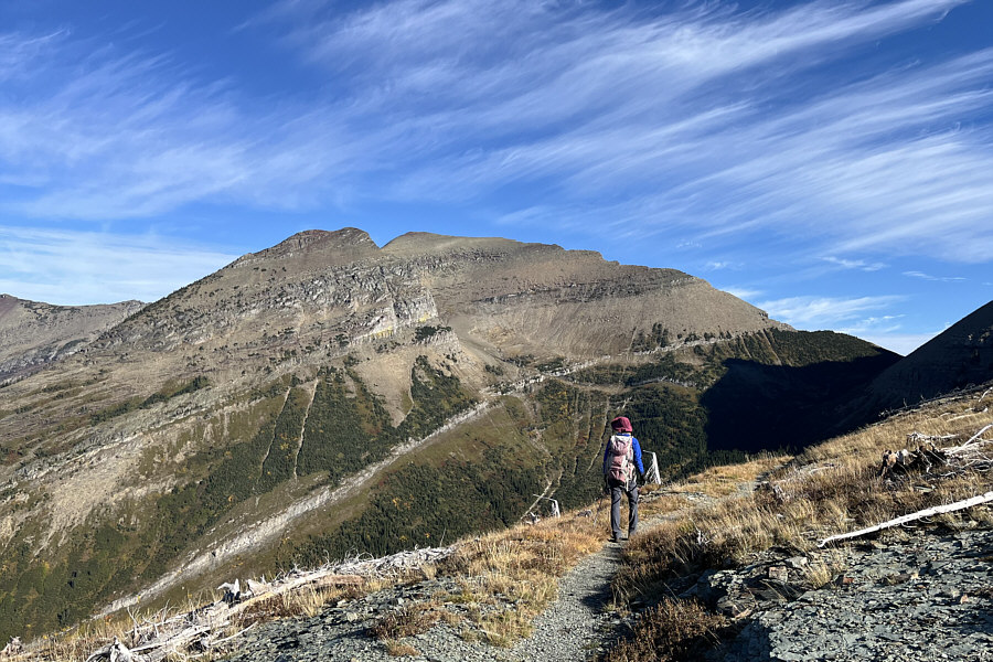 Apparently an easy ascent, but it's a long way from the nearest trailhead!